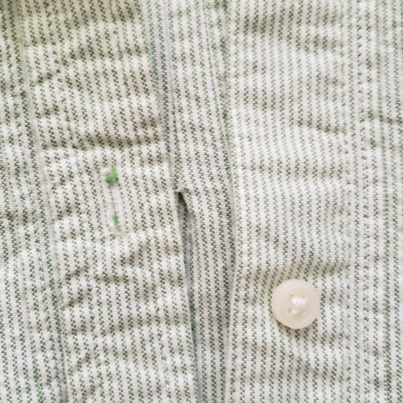 CRAZY 8 Girls Collared Green/White T-Shirt Dress Size:10 - Picture 3 of 7